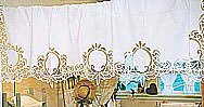 window curtains, piano covers, custom dust ruffles