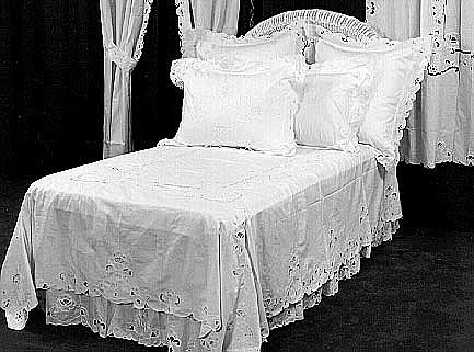 Imperial Style Bed Covers And Bed Ruffle