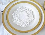 lace coaster, 5 inches cotton coaster. cotton coaster