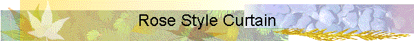 Rose Style Curtain