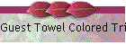 Guest Towel Colored Trims