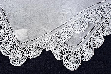 irish lace handkerchief