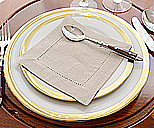 linen napkins, linen cocktail napkins, linen hemstitch napkins, linen hemstitch cocktail napkins