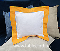 baby pillows, baby square pillows, baby pillow apricot trims.